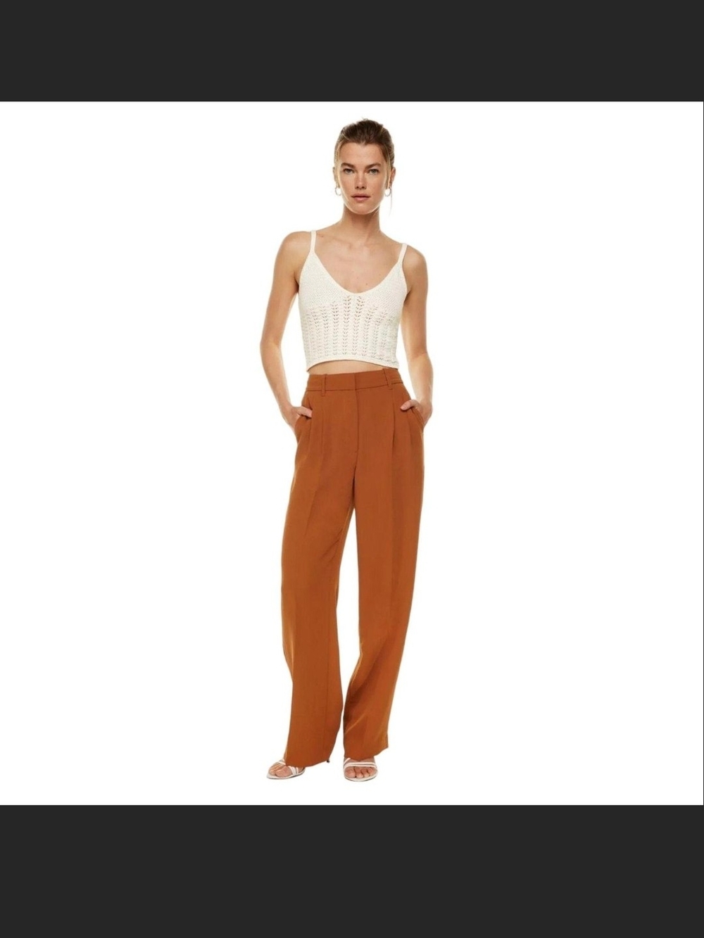 Wilfred Dashwood High Waist Pants in Rich Chestnut Size 4
